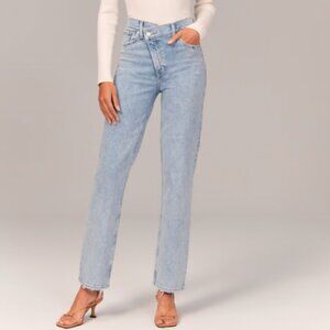 Abercrombie & Fitch Light Blue Straight Leg Jeans